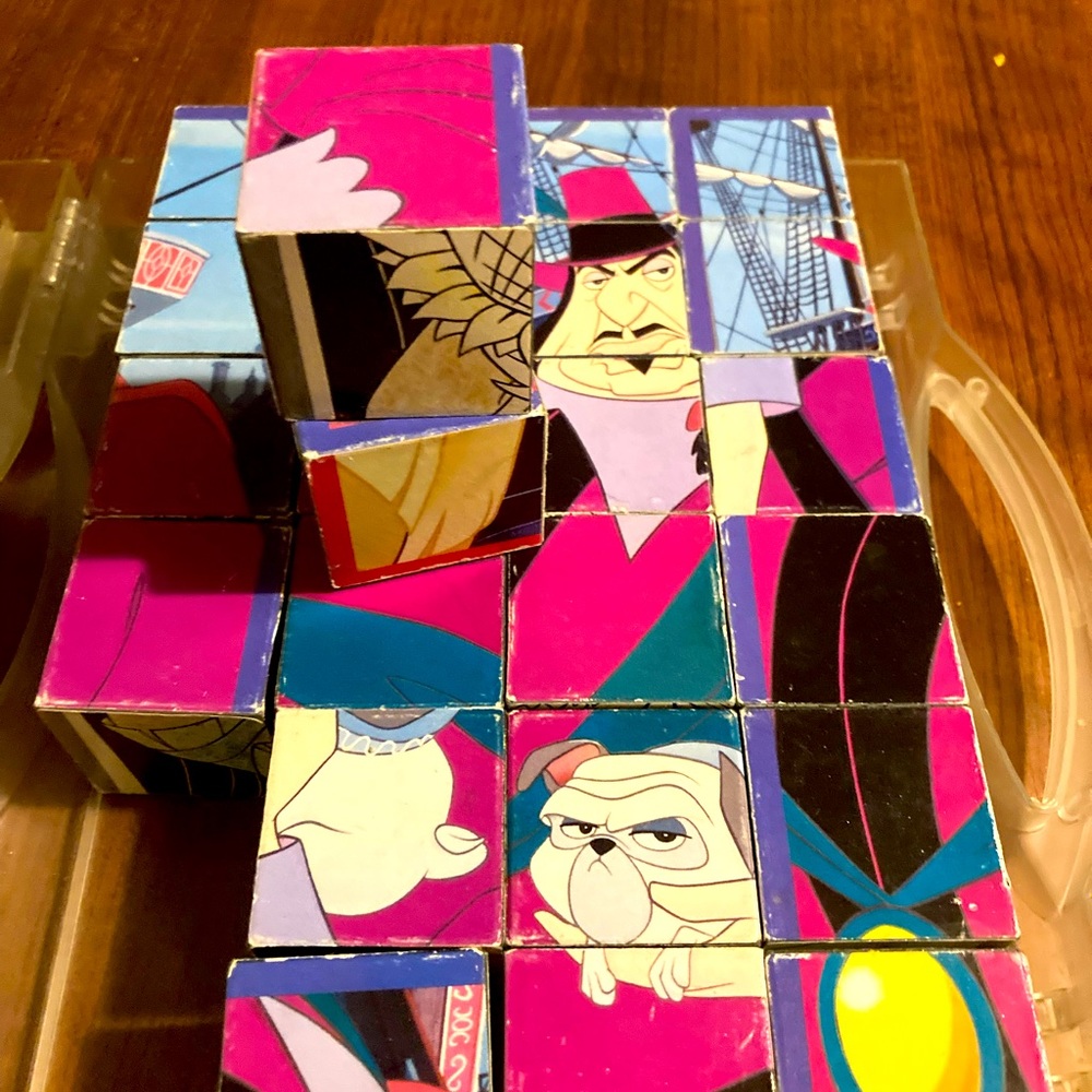 Vintage Disney puzzle blocks